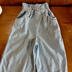 Pastourelle by Pippa & Julie Sear Sucker Wide Leg Pants 100% Cotton Sz 2T - EUC
